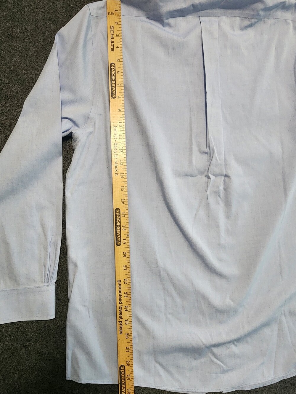 Brooks Brothers Pale Blue Button-Down  Slim Fit Dress Shirt - Picture 6 of 12